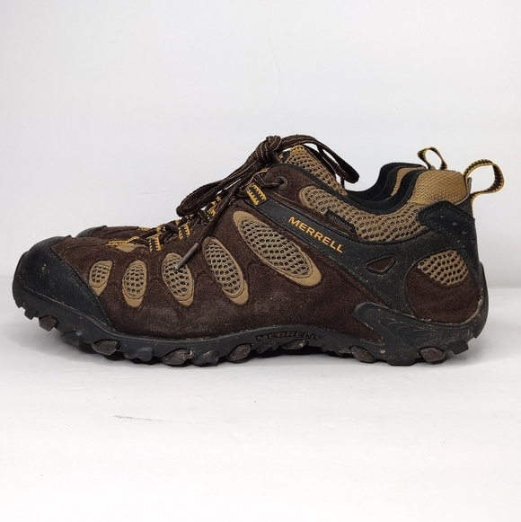 Merrell Vertis Ventilator Waterproof Leather Hiking Sneakers Athletic Shoes - Picture 2 of 14